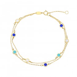 Azzurro Gold bracelet